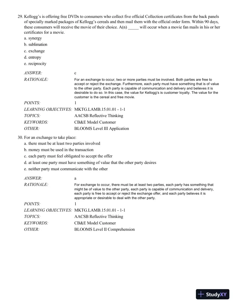 Test Bank For Mktg 8, 8th Edition, page 12