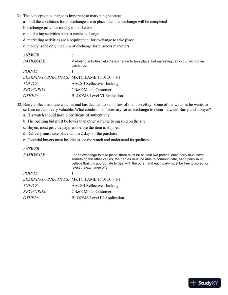Test Bank For Mktg 8, 8th Edition, page 13