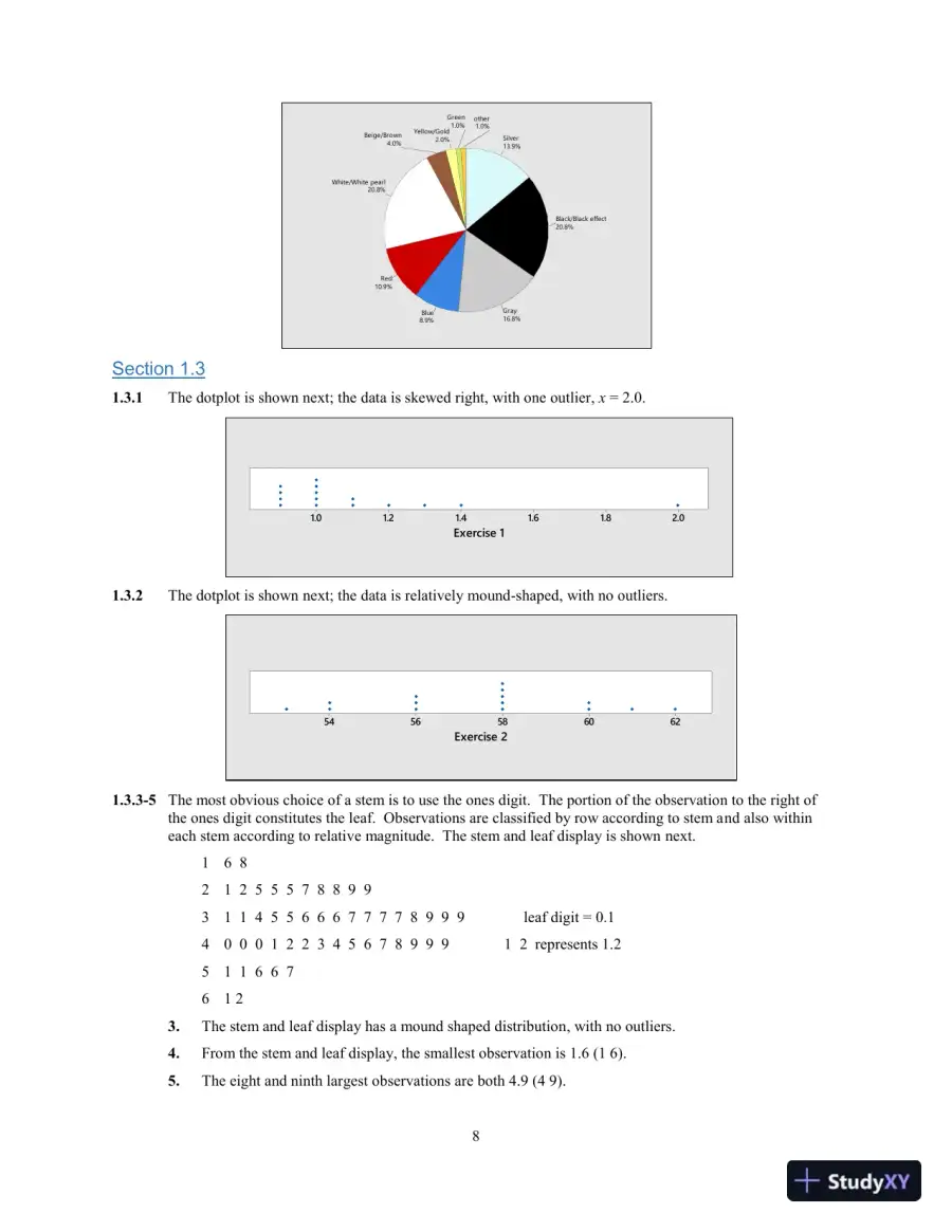 Solution Manual for Introduction to Probability and Statistics, 15th Edition, page 11
