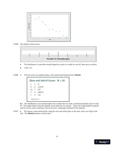 Solution Manual for Introduction to Probability and Statistics, 15th Edition - Page 13 preview image