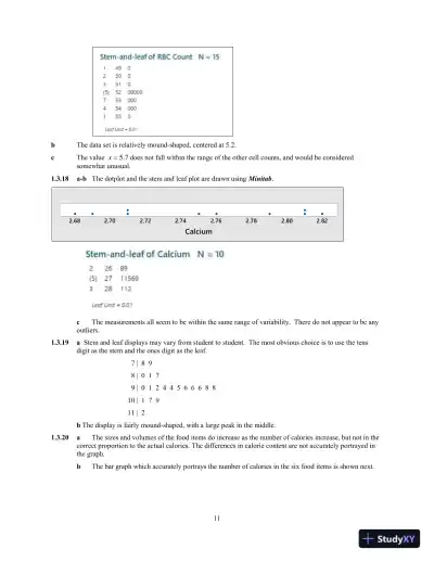 Solution Manual for Introduction to Probability and Statistics, 15th Edition - Page 14 preview image
