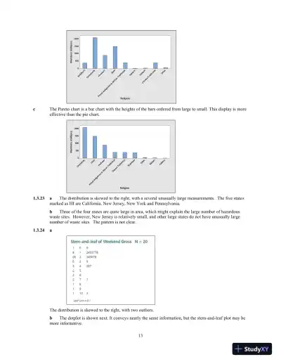 Solution Manual for Introduction to Probability and Statistics, 15th Edition - Page 16 preview image