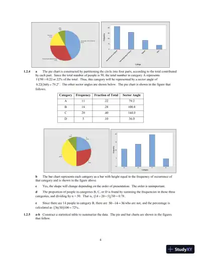 Solution Manual for Introduction to Probability and Statistics, 15th Edition - Page 7 preview image