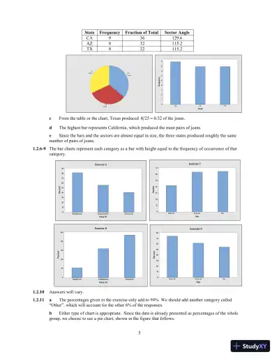 Solution Manual for Introduction to Probability and Statistics, 15th Edition - Page 8 preview image
