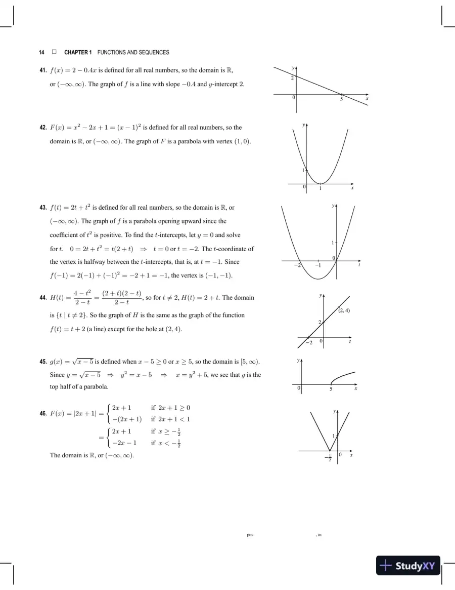 Solution Manual for Biocalculus: Calculus, Probability, and Statistics for the Life Sciences, 1st Edition, page 15