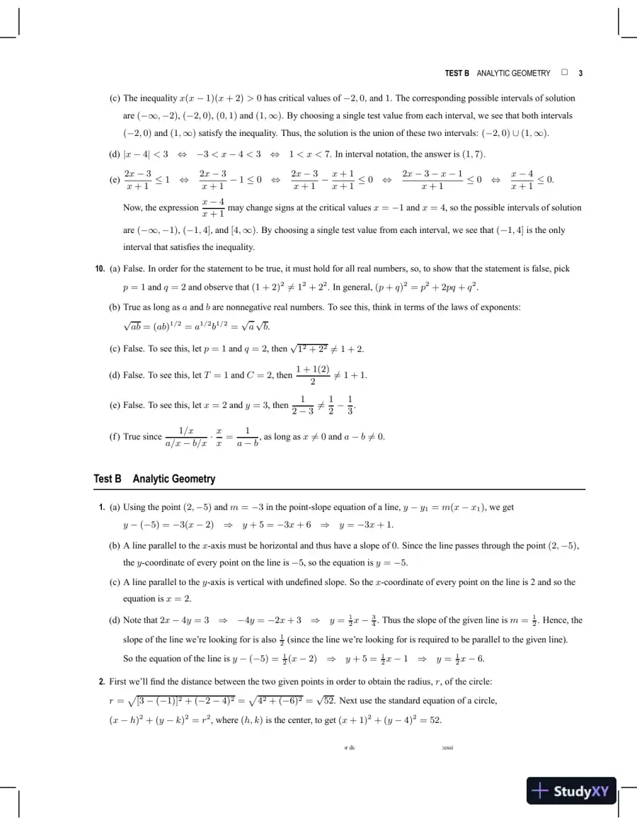 Solution Manual for Biocalculus: Calculus, Probability, and Statistics for the Life Sciences, 1st Edition, page 4