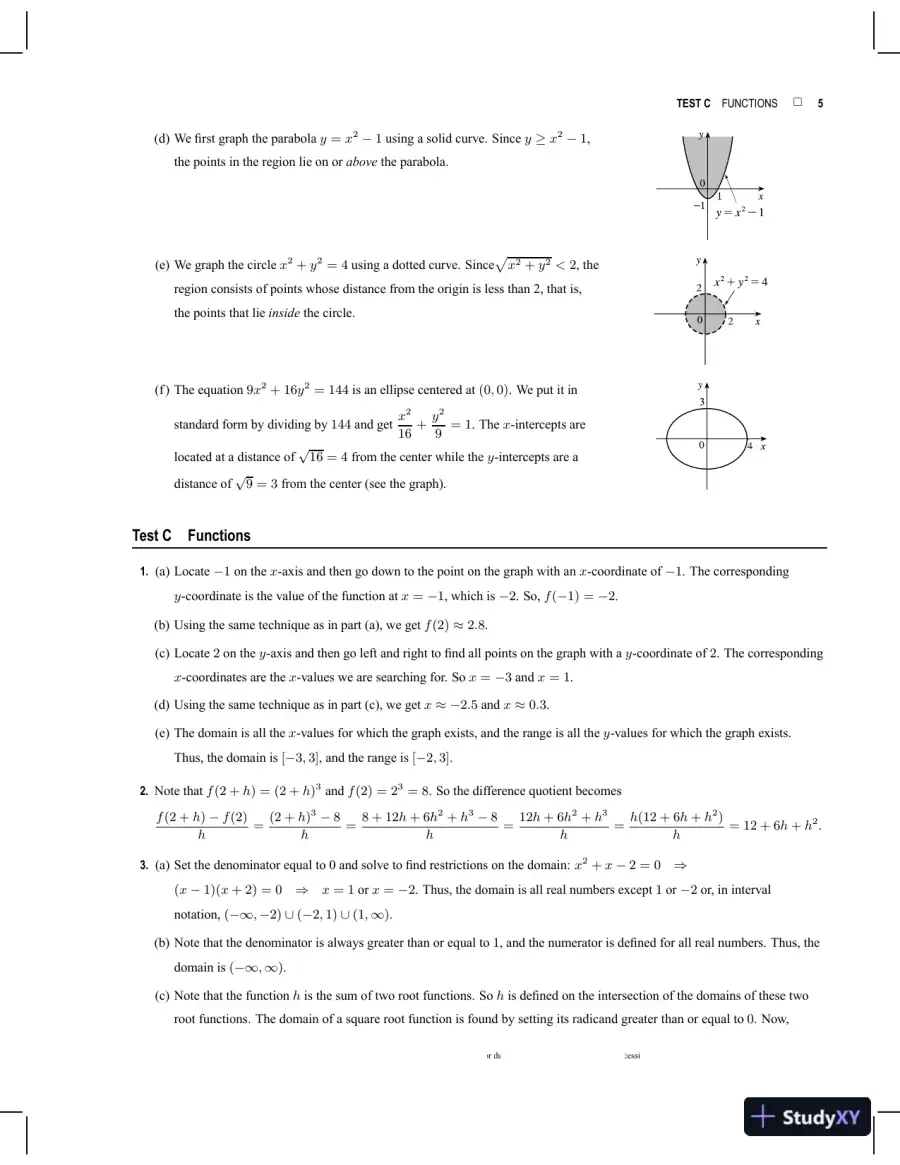 Solution Manual for Biocalculus: Calculus, Probability, and Statistics for the Life Sciences, 1st Edition, page 6