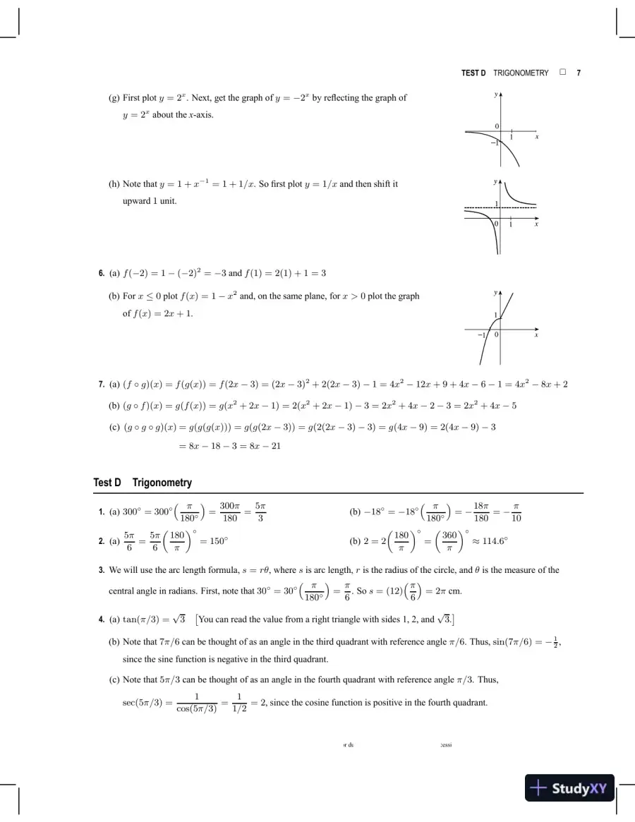 Solution Manual for Biocalculus: Calculus, Probability, and Statistics for the Life Sciences, 1st Edition, page 8