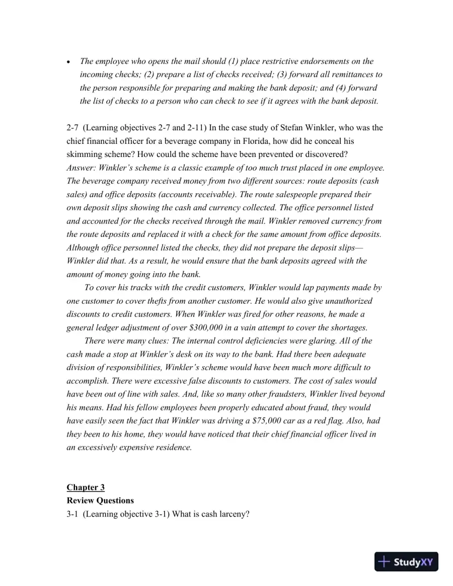 Principles of Fraud Examination 4th Edition Solution Manual, page 11
