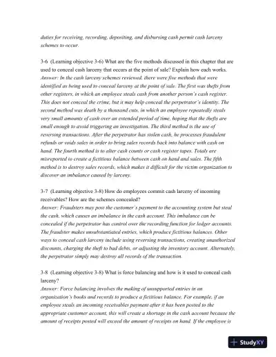 Principles of Fraud Examination 4th Edition Solution Manual - Page 13 preview image