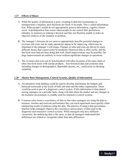Cost Management: Measuring, Monitoring, And Motivating Performance, 2nd Edition Solution Manual - Page 10 preview image