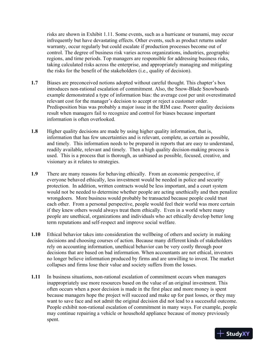 Cost Management: Measuring, Monitoring, And Motivating Performance, 2nd Edition Solution Manual, page 4