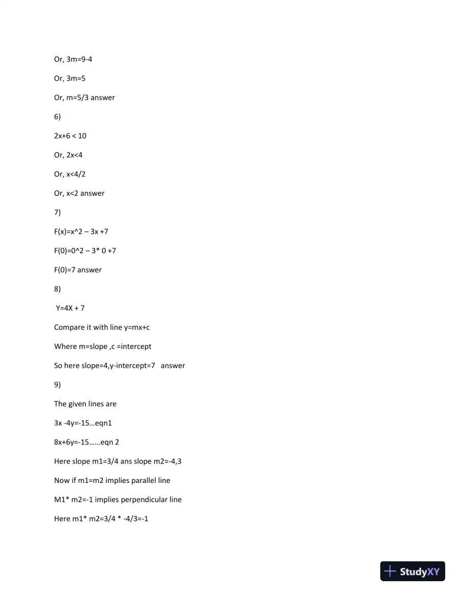 Mathematical Problem Solving And Algebraic Applications, page 3