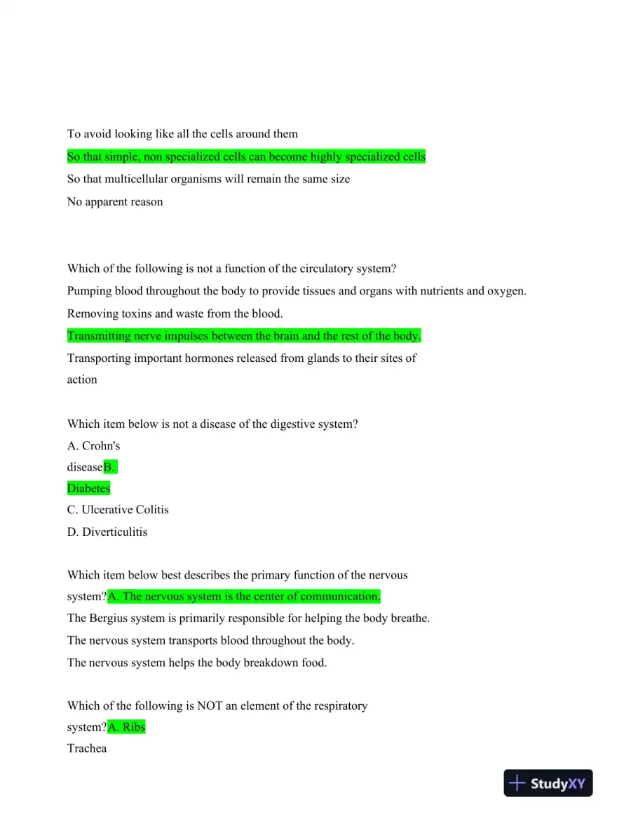 ATI Comprehensive TEAS With Answers (500 Solved Questions), page 3