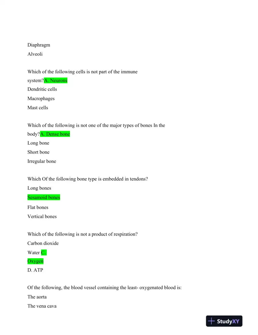 ATI Comprehensive TEAS With Answers (500 Solved Questions), page 4