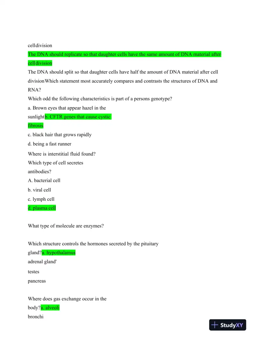 ATI Comprehensive TEAS With Answers (500 Solved Questions), page 6