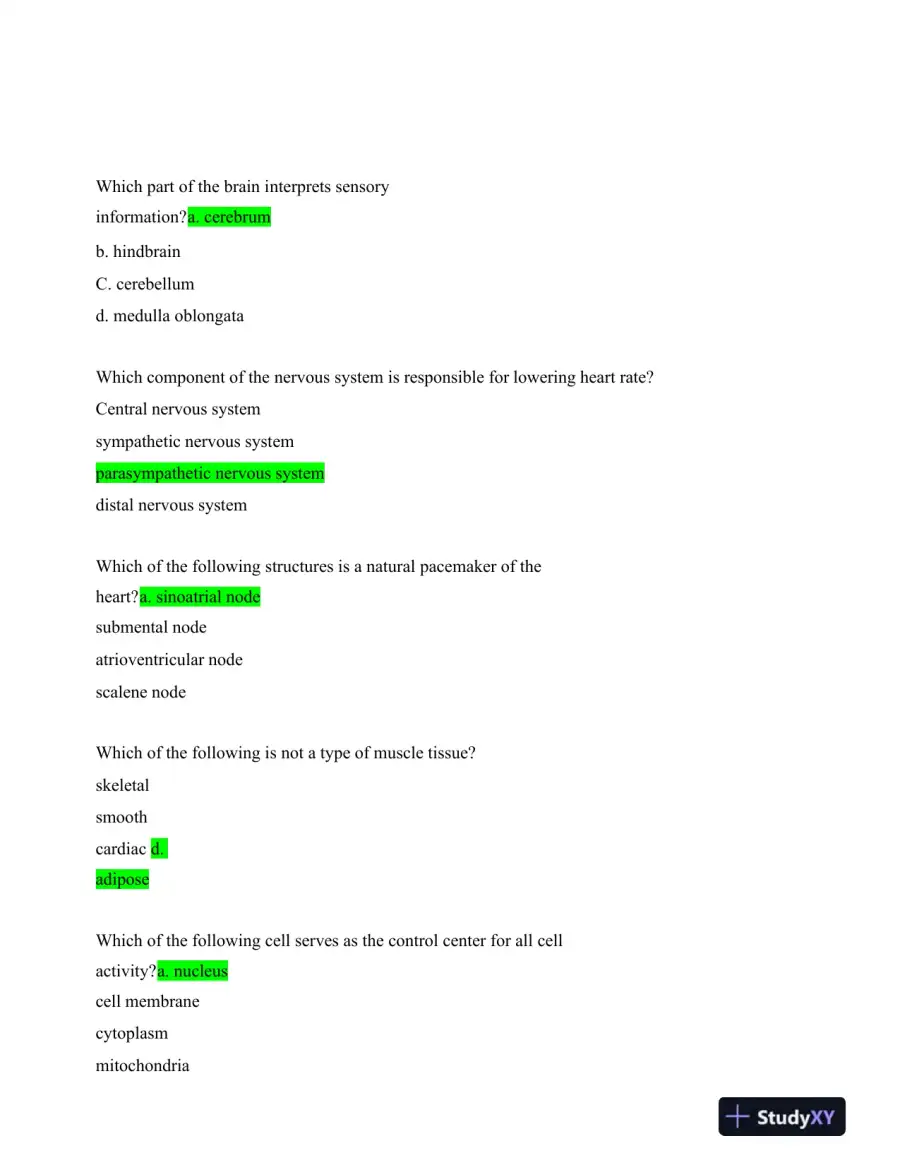 ATI Comprehensive TEAS With Answers (500 Solved Questions), page 8