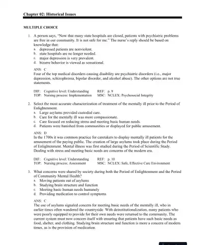 Test Bank For Principles of Anatomy and Physiology, 15th Edition - Page 11 preview image