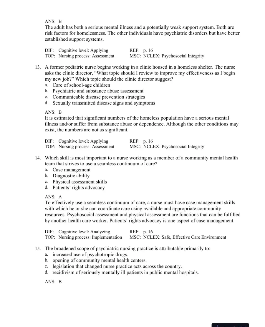 Test Bank For Principles of Anatomy and Physiology, 15th Edition, page 15