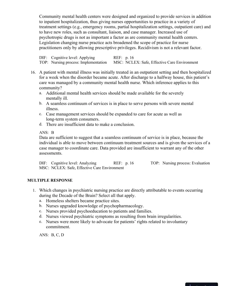 Test Bank For Principles of Anatomy and Physiology, 15th Edition, page 16
