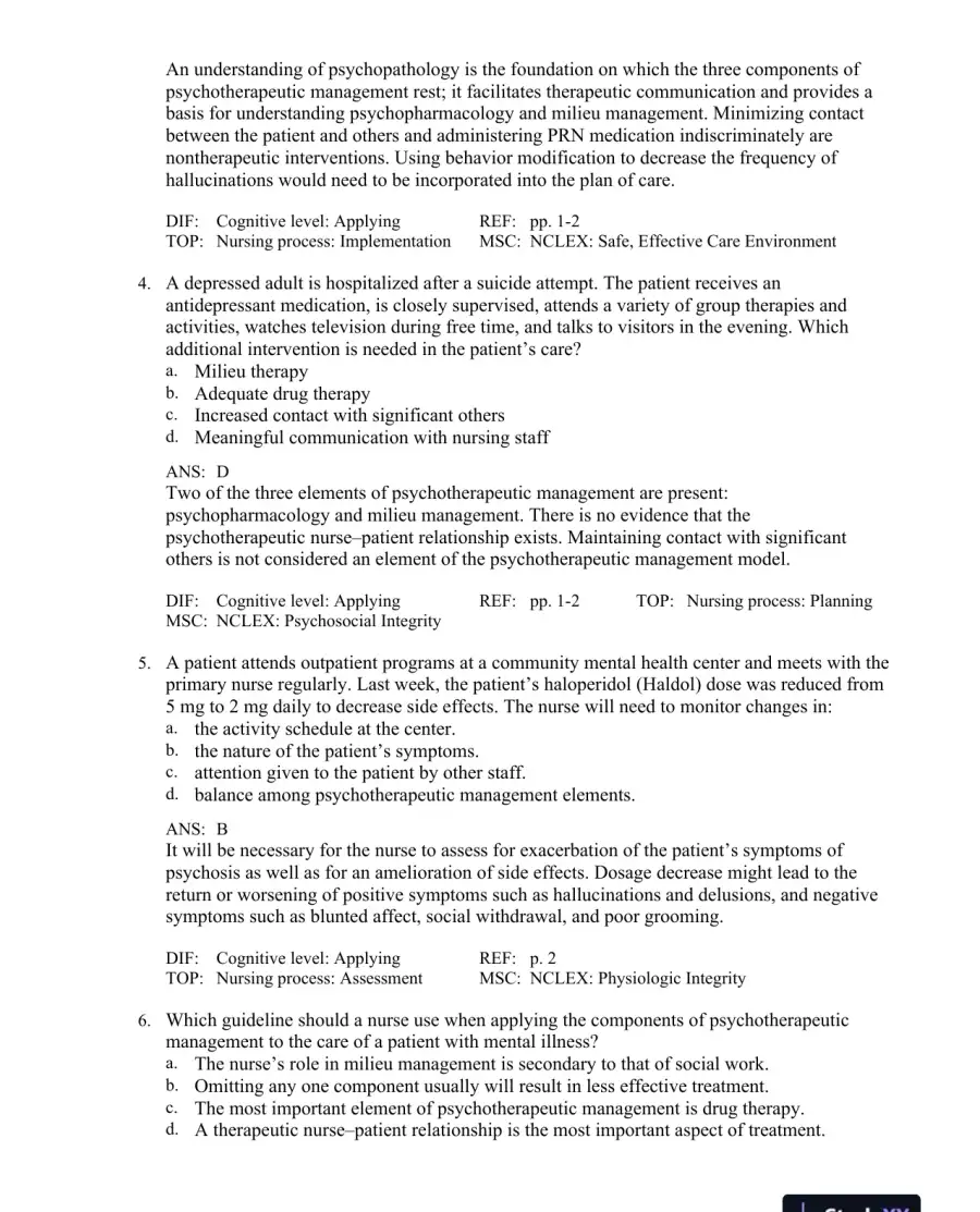 Test Bank For Principles of Anatomy and Physiology, 15th Edition, page 3