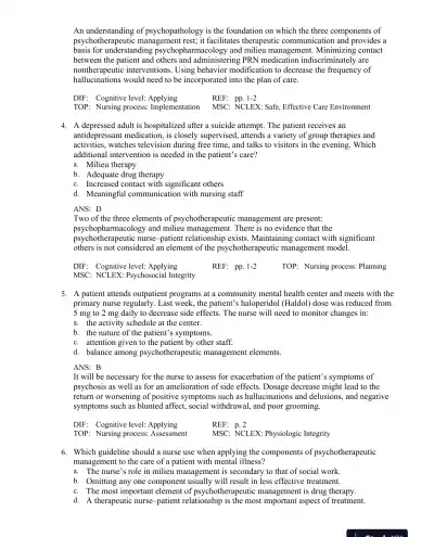 Test Bank For Principles of Anatomy and Physiology, 15th Edition - Page 3 preview image