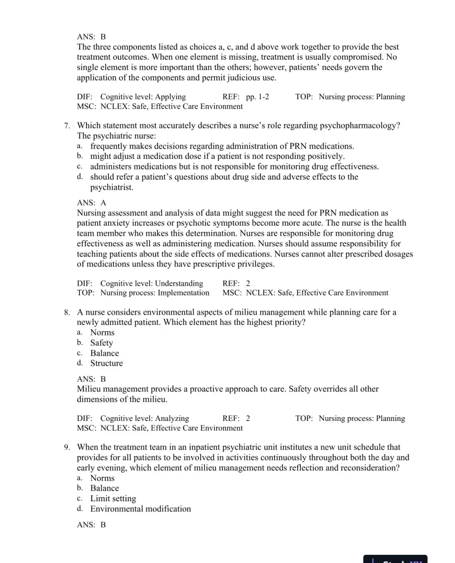 Test Bank For Principles of Anatomy and Physiology, 15th Edition, page 4