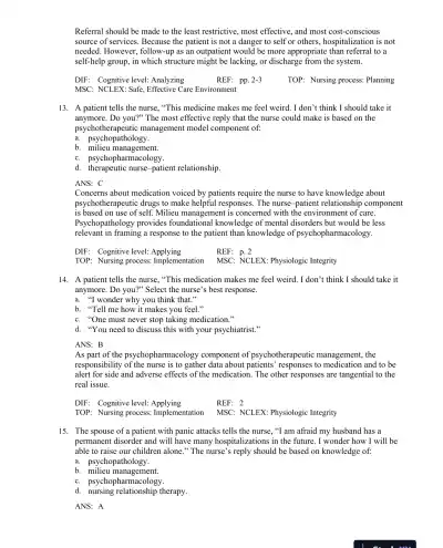 Test Bank For Principles of Anatomy and Physiology, 15th Edition - Page 6 preview image