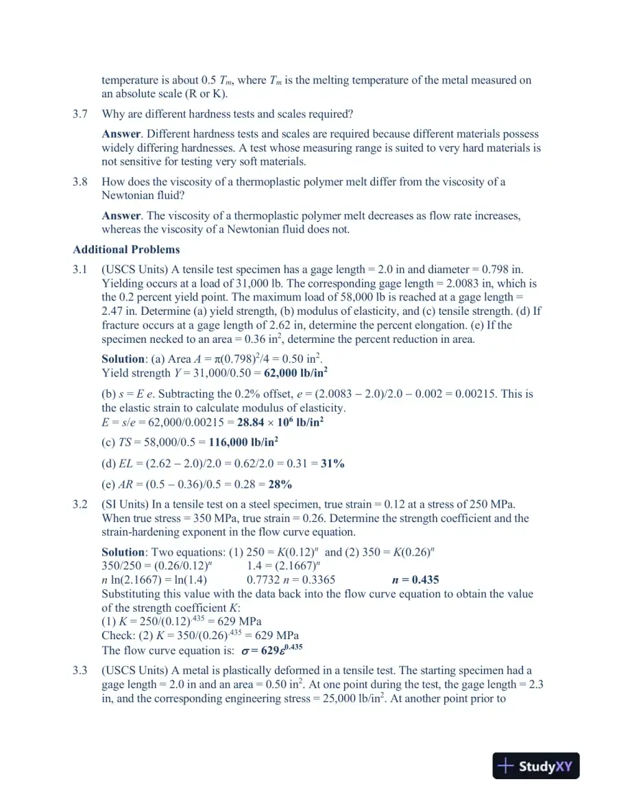 Solution Manual For Fundamentals of Modern Manufacturing: Materials, Processes, and Systems, 7th Edition, page 11