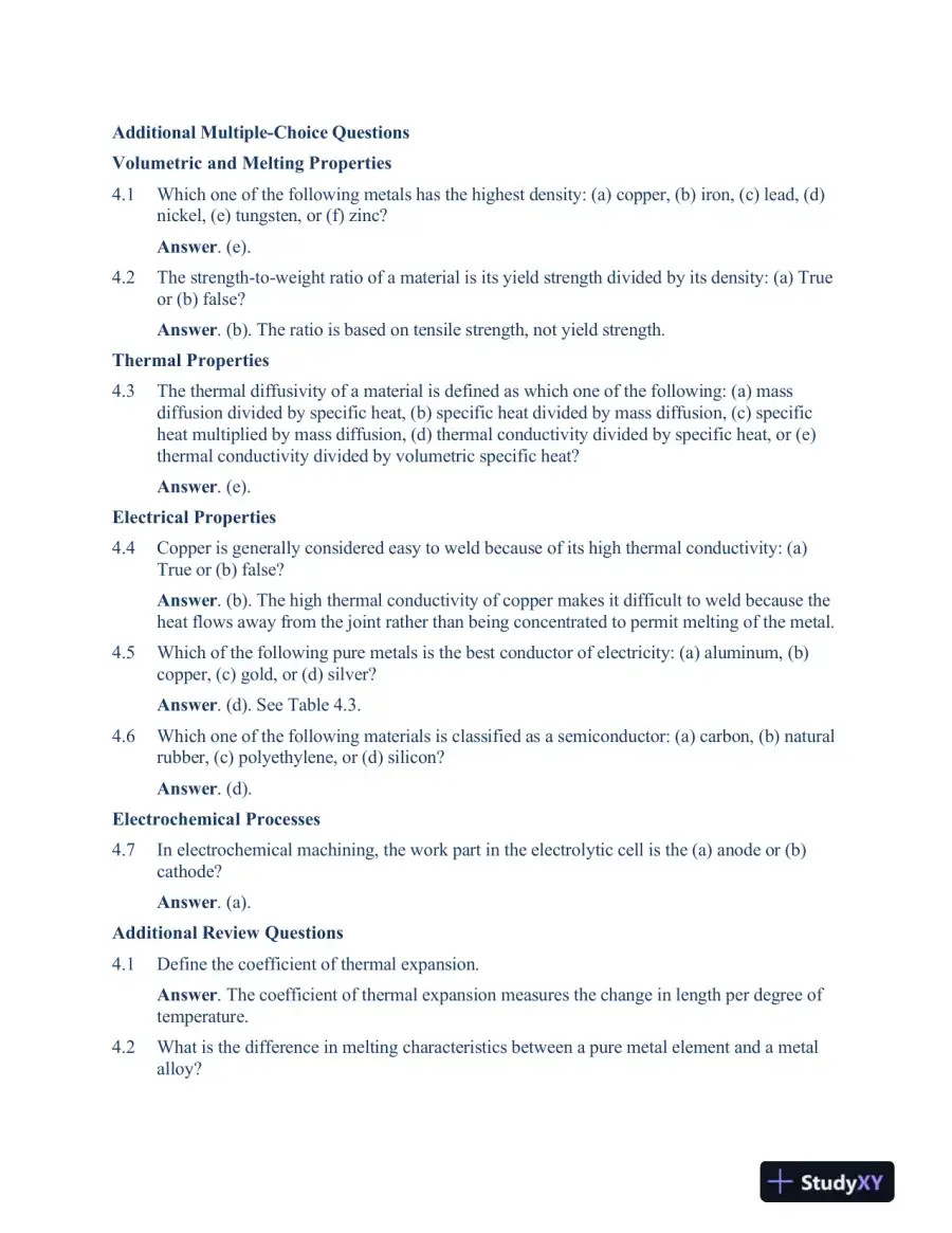 Solution Manual For Fundamentals of Modern Manufacturing: Materials, Processes, and Systems, 7th Edition, page 14