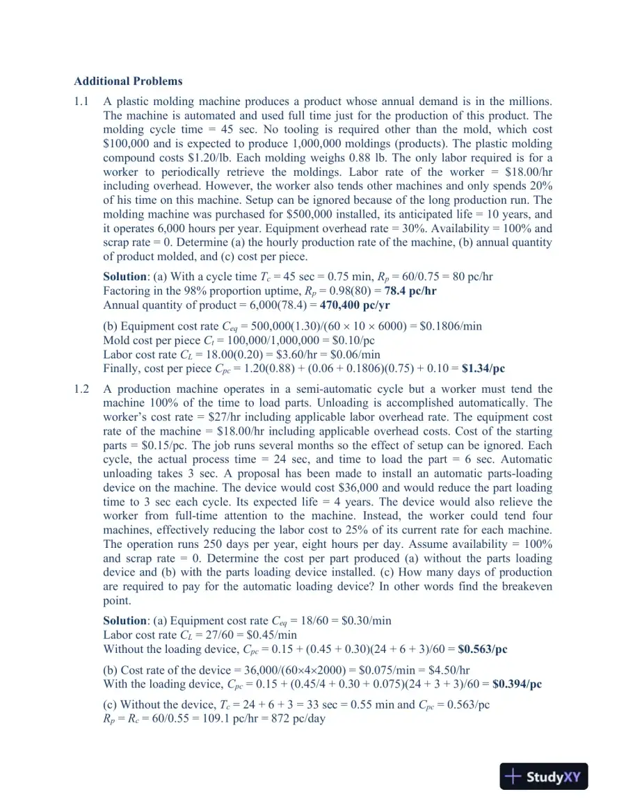 Solution Manual For Fundamentals of Modern Manufacturing: Materials, Processes, and Systems, 7th Edition, page 5