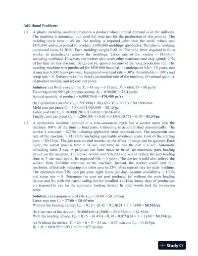 Solution Manual For Fundamentals of Modern Manufacturing: Materials, Processes, and Systems, 7th Edition - Page 5 preview image