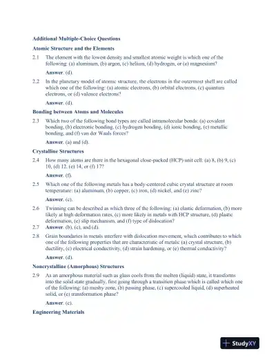 Solution Manual For Fundamentals of Modern Manufacturing: Materials, Processes, and Systems, 7th Edition - Page 7 preview image