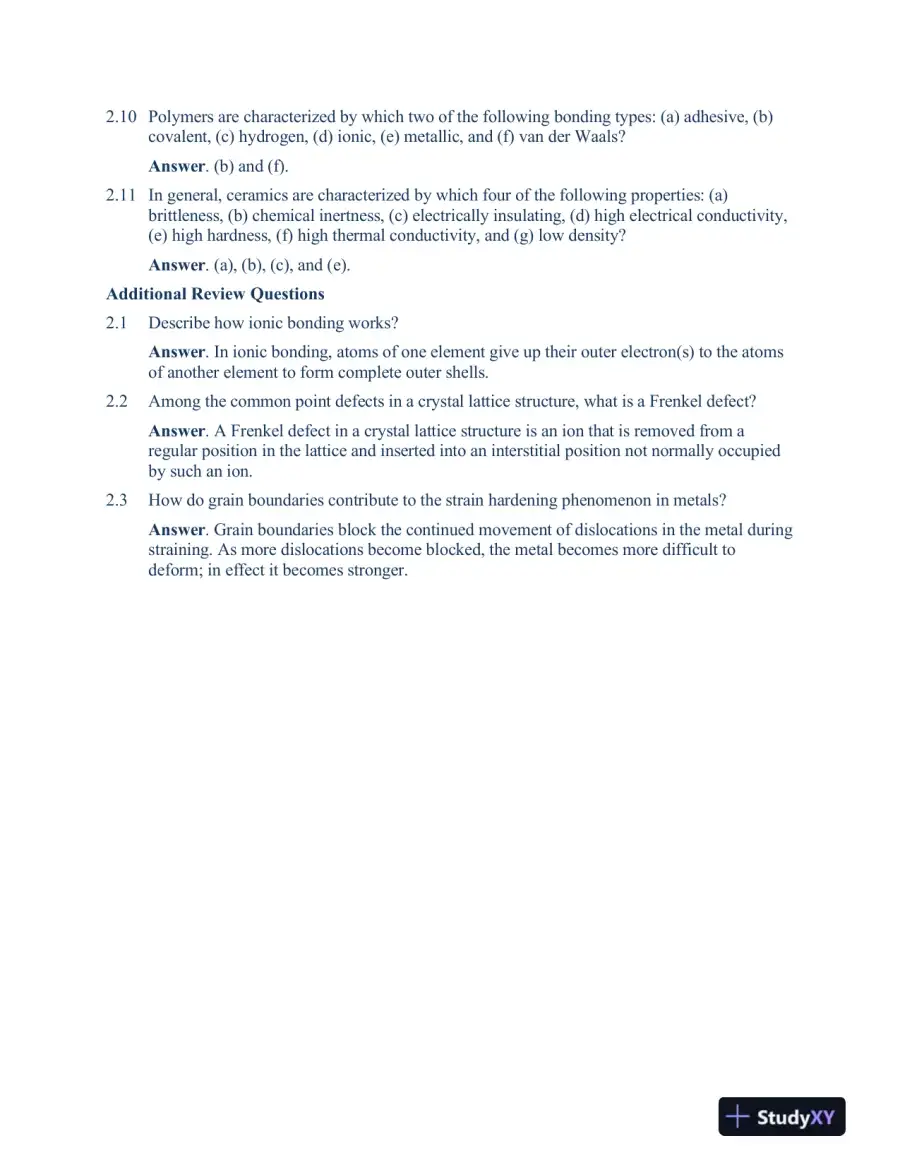 Solution Manual For Fundamentals of Modern Manufacturing: Materials, Processes, and Systems, 7th Edition, page 8