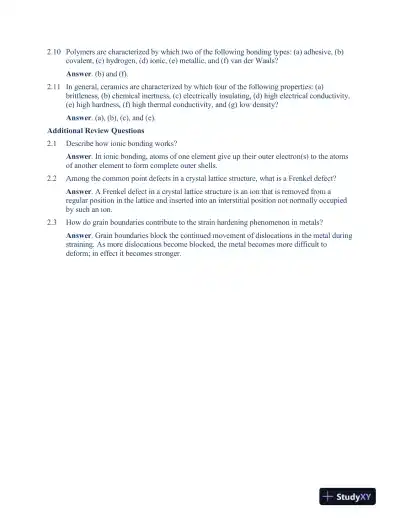 Solution Manual For Fundamentals of Modern Manufacturing: Materials, Processes, and Systems, 7th Edition - Page 8 preview image