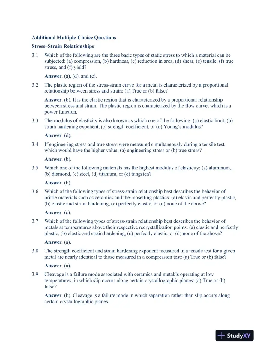 Solution Manual For Fundamentals of Modern Manufacturing: Materials, Processes, and Systems, 7th Edition, page 9