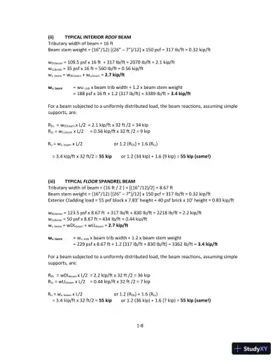 Reinforced Concrete Design, 9th Edition Solution Manual - Page 11 preview image