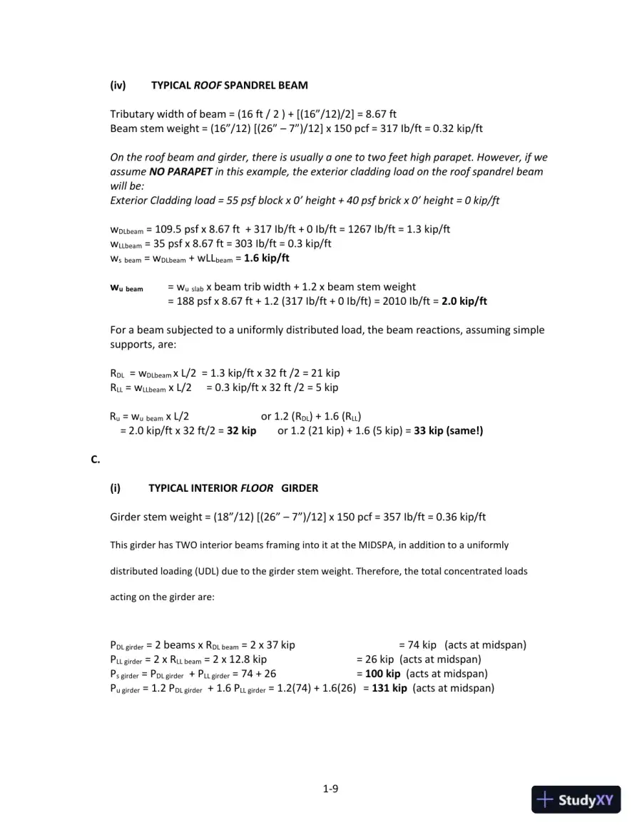 Reinforced Concrete Design, 9th Edition Solution Manual, page 12