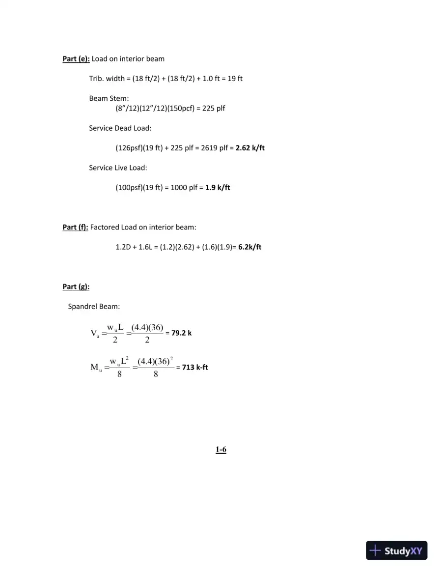 Reinforced Concrete Design, 9th Edition Solution Manual, page 9