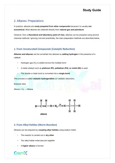 Organic Chemistry I - Structure and Properties of Alkanes - Page 2 preview image