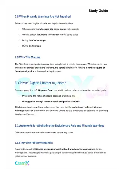 Criminal Justice - Police Powers and Citizens' Rig - Page 6 preview image