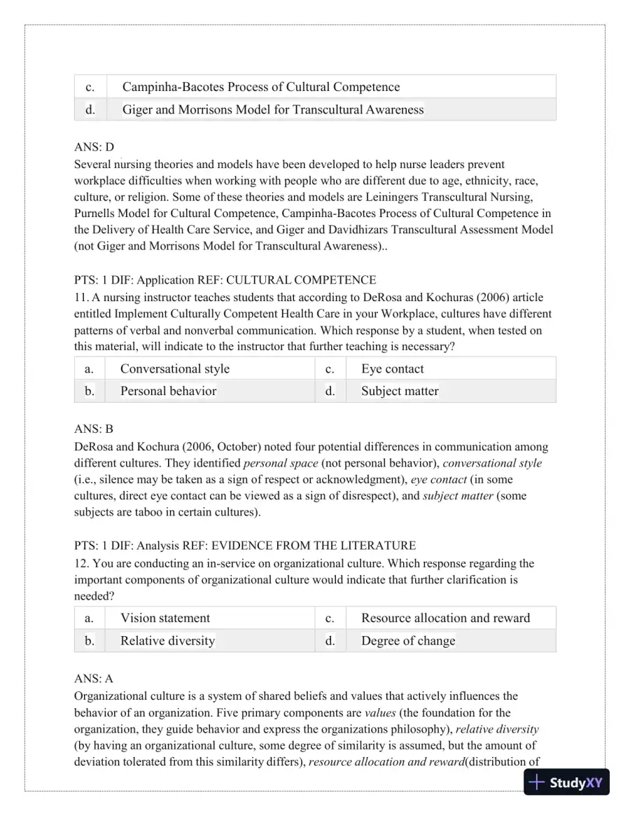 Test Bank for Critical Thinking, Clinical Reasoning, and Clinical Judgment: A Practical Approach, 7th Edition (Chapters 1-7), page 23