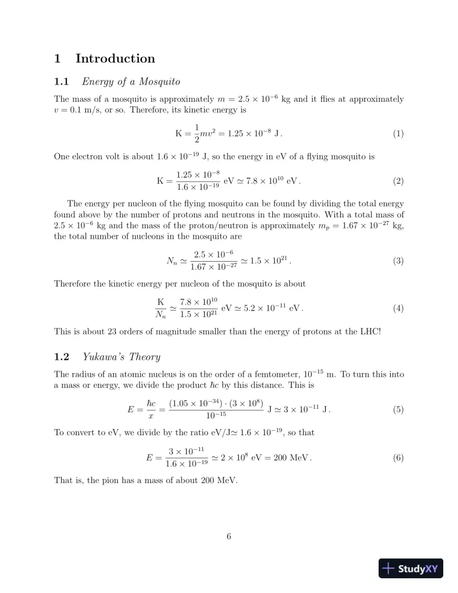Solution Manual for Elementary Particle Physics: An Intuitive Introduction, 1st Edition, page 7