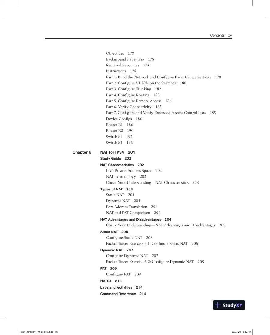Lecture Notes for Enterprise Networking, Security, and Automation Labs and Study Guide (CCNAv7), page 12