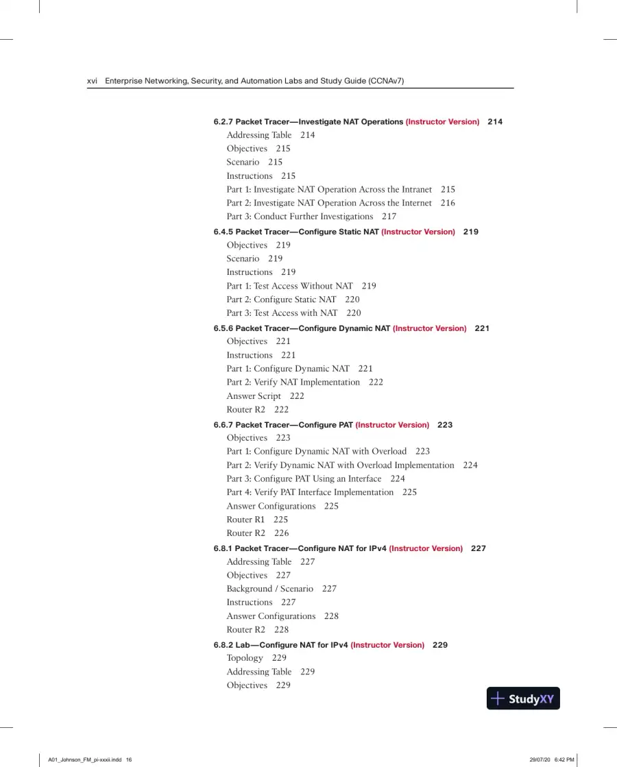 Lecture Notes for Enterprise Networking, Security, and Automation Labs and Study Guide (CCNAv7), page 13