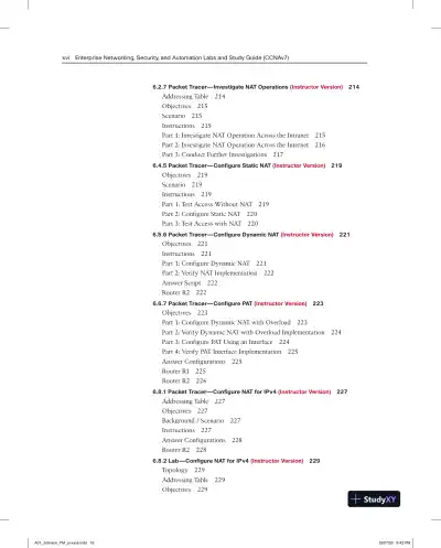 Lecture Notes for Enterprise Networking, Security, and Automation Labs and Study Guide (CCNAv7) - Page 13 preview image