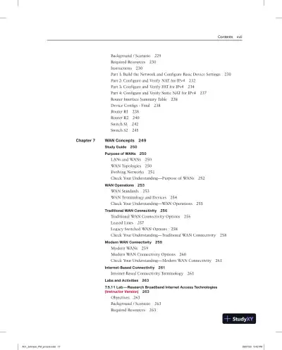 Lecture Notes for Enterprise Networking, Security, and Automation Labs and Study Guide (CCNAv7) - Page 14 preview image