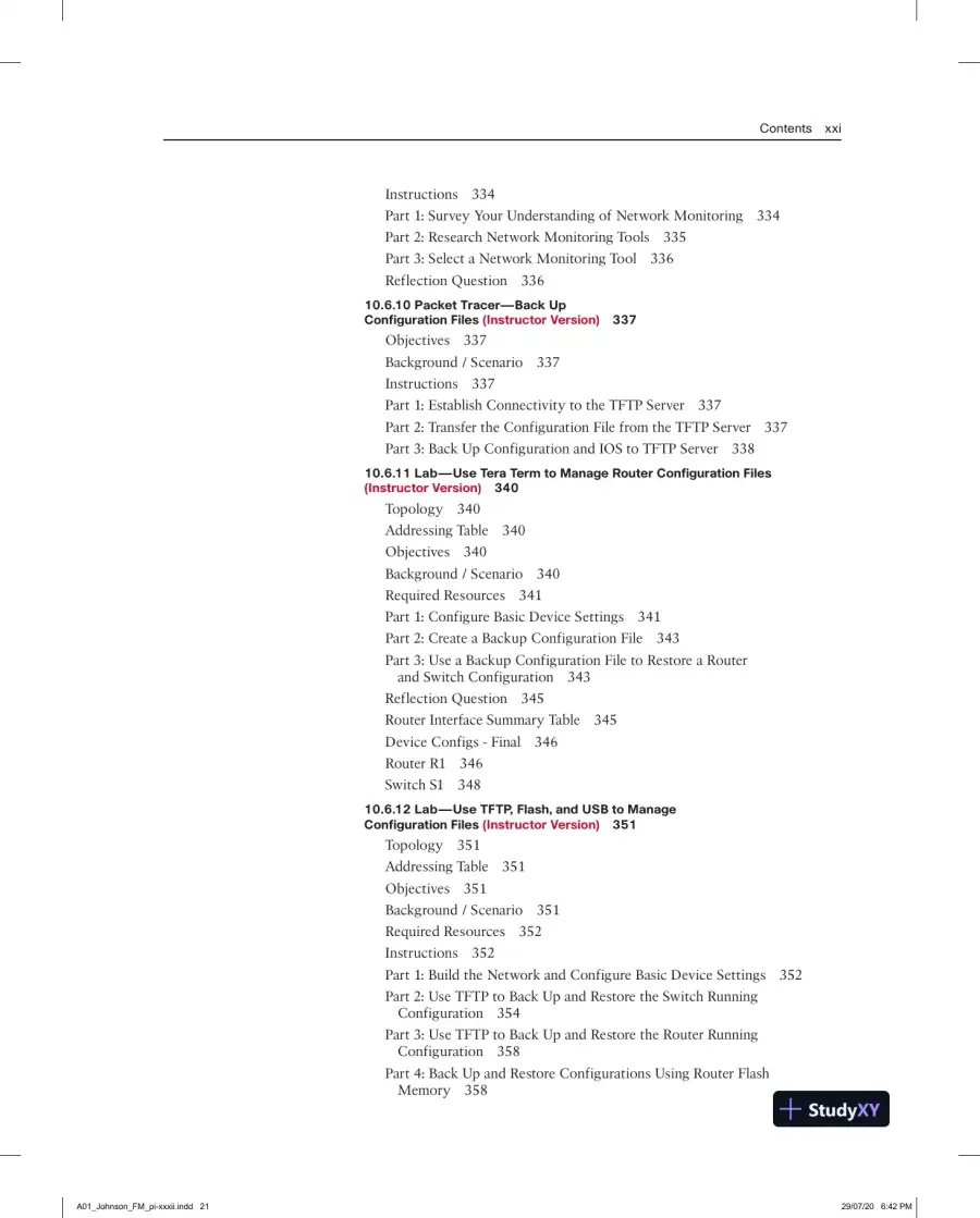Lecture Notes for Enterprise Networking, Security, and Automation Labs and Study Guide (CCNAv7), page 18