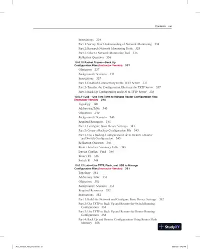 Lecture Notes for Enterprise Networking, Security, and Automation Labs and Study Guide (CCNAv7) - Page 18 preview image