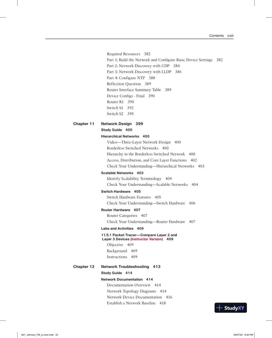 Lecture Notes for Enterprise Networking, Security, and Automation Labs and Study Guide (CCNAv7), page 20